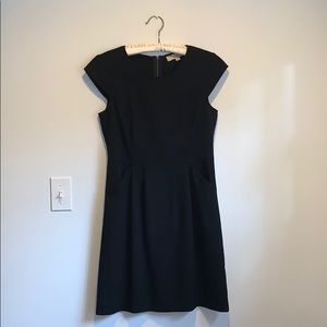 Cap sleeve Loft work dress with pockets
